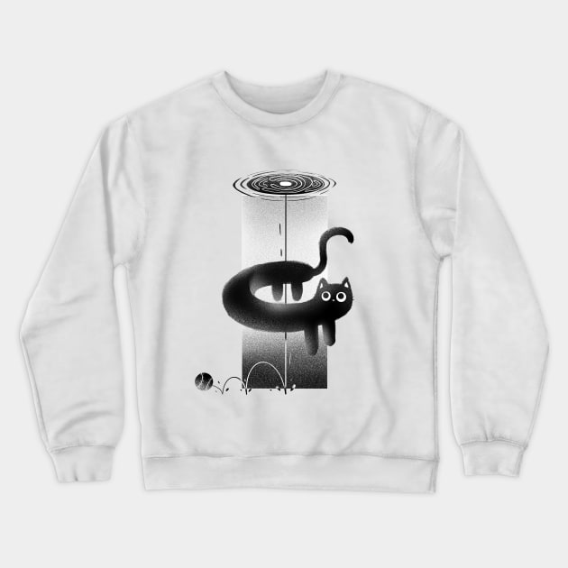 Cat dodge ball Crewneck Sweatshirt by KailD